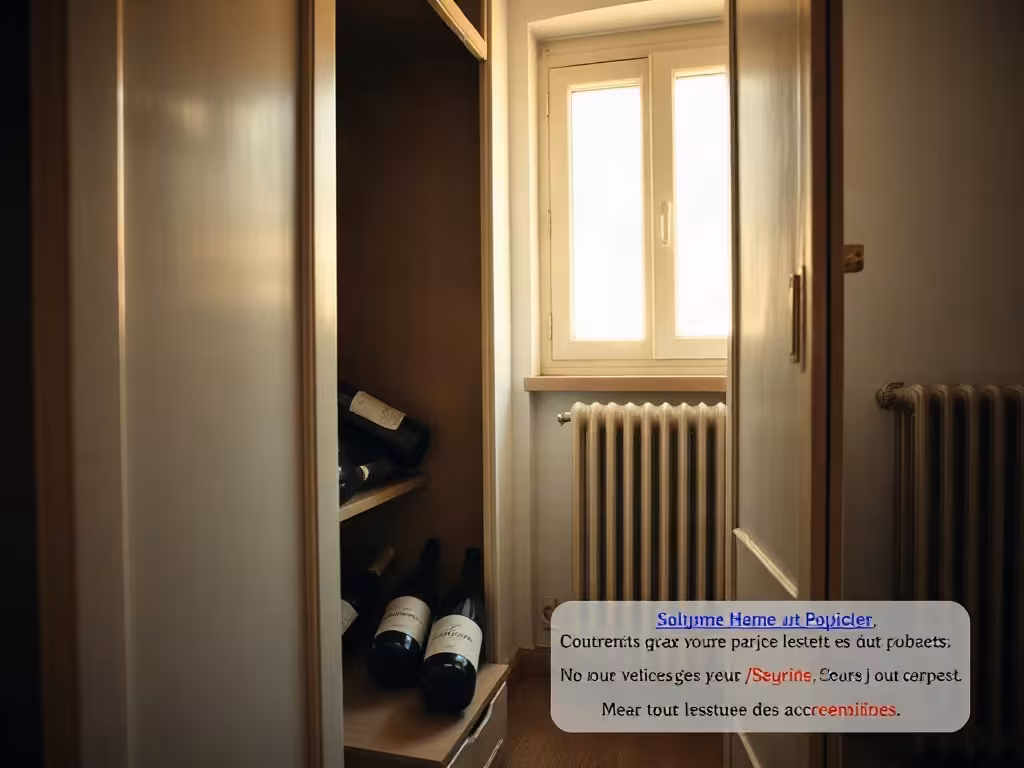 Conserver ses bouteilles de vin sans cave dans un placard sombre
