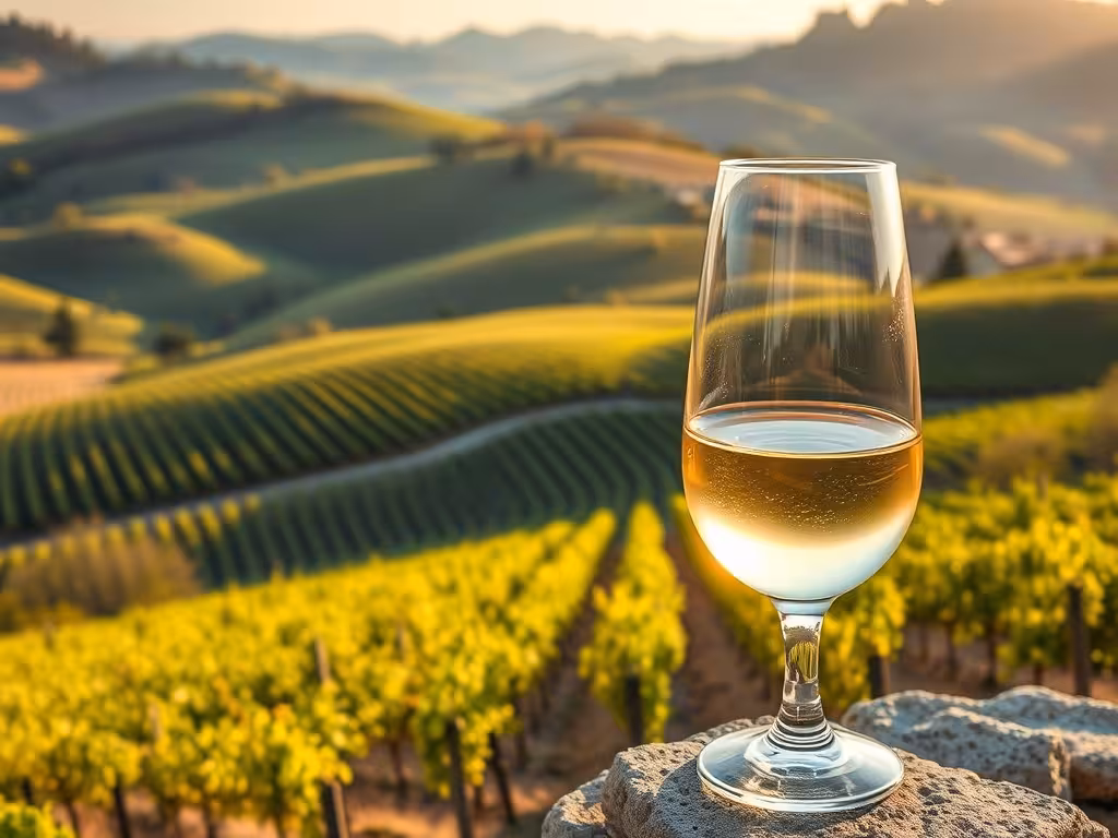 Vignobles de Chablis ou Sancerre, paysage de terroir blanc sec français.